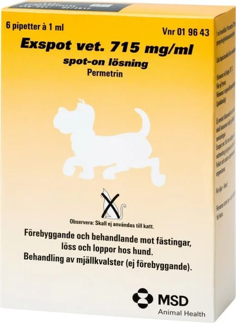 Exspot vet. 715 mg/ml, 6 × 1 ml